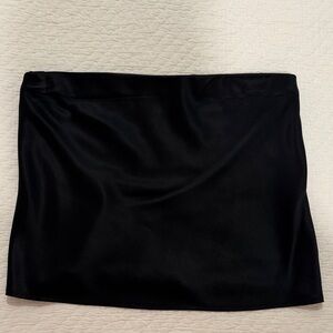 Reformation Silk Spritz Top in Black